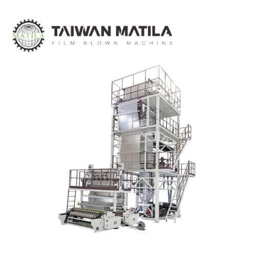Three Layer Co-Extrusion Film Blowing Machine