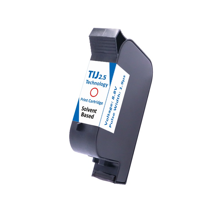 Invisible Red Half-Inch Solvent TIJ Cartridge