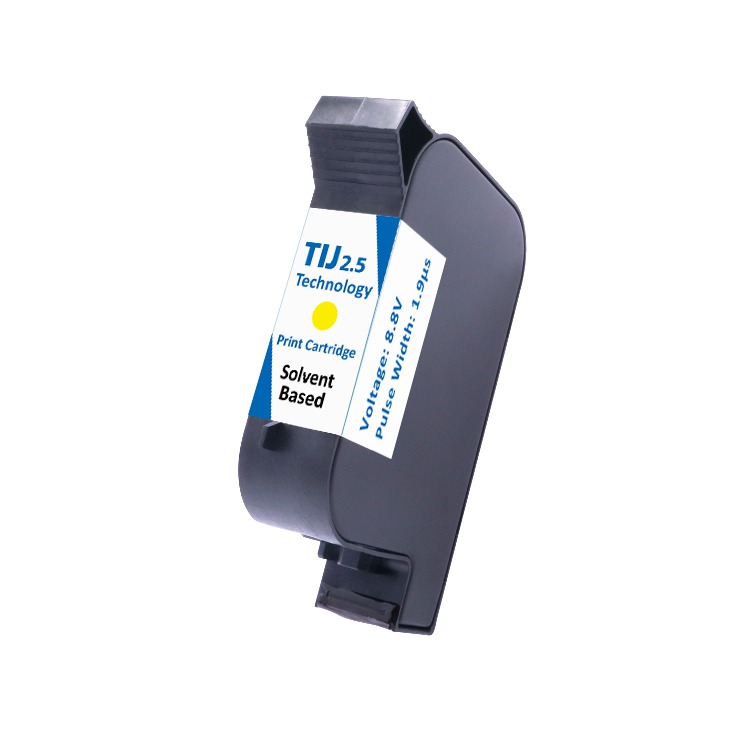 Yellow Half-Inch Solvent TIJ Cartridge