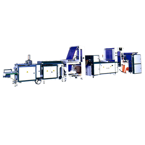 Draw tape Garbage Bag Making Machine + Bag Folding System DTGFA-V