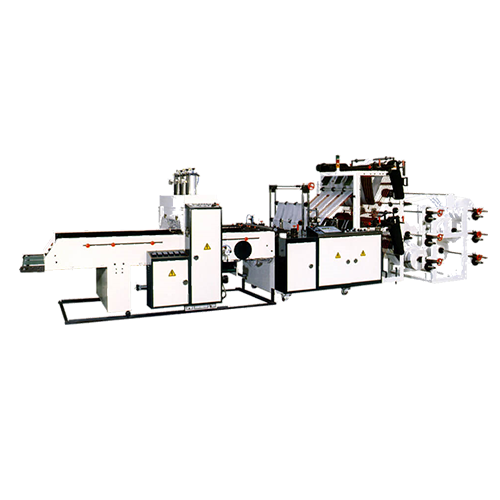 Double Deck T-shirt Bag Making Machine, Cold-Cut System (4/6/8 lines)