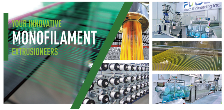 PLASCO MONOFILAMENT LINE & STRAPPING BAND LINE & RAFFIA TAPE & TWINE EXTRUSION LINE