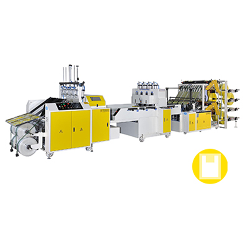 CWA2+8+ATP-800-SV/CWA2+8+ATP-1000-SV Fully Auto High Speed Double Layers 8 Lines T-Shirt Bag Making Machine