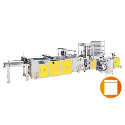 High Speed Side Sealing Zipper Bag Making Machine with Servo Motor Control Model: CW-Z-SV