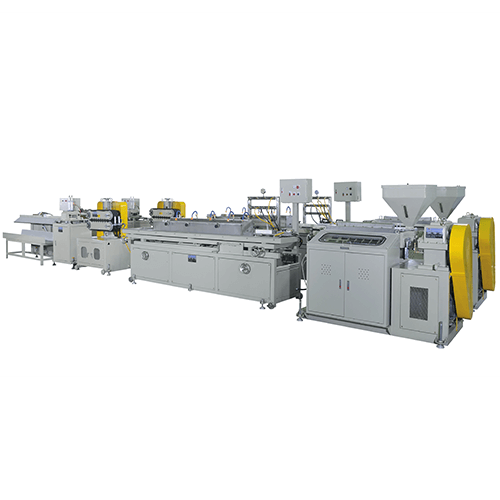 PE/PP/PS/TPE/PVC Wood Plastic Composite (WPC) Profile Extrusion Line