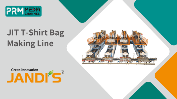 T-Shirt Bag Making Line with Carton Packaging Line｜JIT-SS 4 sets full auto. in-line｜JANDI'S