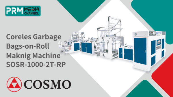 Coreles Garbage Bags-on-Roll Maknig Machine SOSR-1000-2T-RP | COSMO