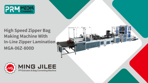 High Speed Zipper Bag Making Machine With  In-Line Zipper Lamination | MGA-06Z-800D