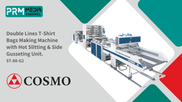 Double Lines T-Shirt Bags Making Machine：ST-88-G2 | COSMO
