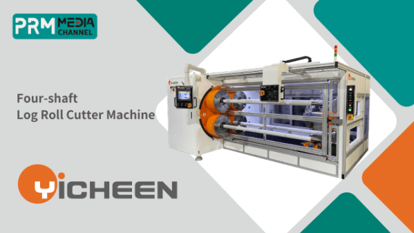 Automatic Log Roll Cutting Machine｜Four-Shaft Log Roll Cutter | Yicheen
