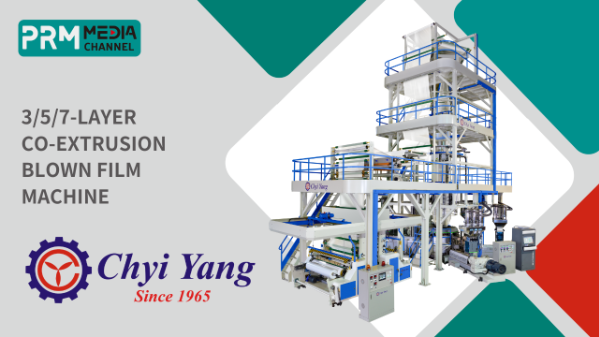 5-Layer Co-Extrusion Blown Film Line+IBC+Auto Air Ring+Film Thickness Scanner | CHYI YANG