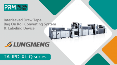 Interleaved Draw Tape Bag On Roll Converting System ft. Labeling Device | LUNGMENG