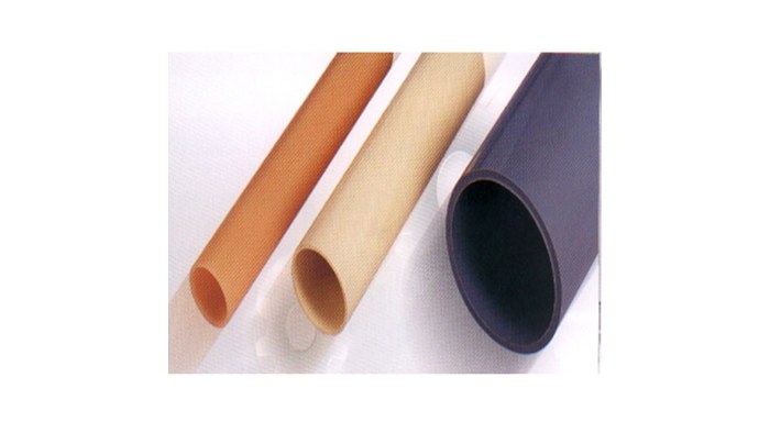 PVC pipe samples produced on a PITAC plastic pipe extrusion line