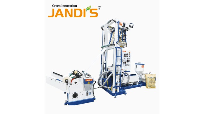 JANDI'S PLA/PBAT blown film machine for biodegradable carrier bag and mulch film production