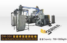 DW-350 Plastic film squeezing machine