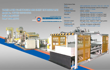Three Layer Co-Extrusion Abs Sheet Extrusion Line