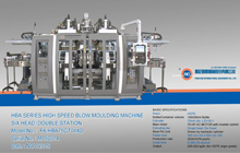 Hba Series High Speed Blow Moulding Machine Six Head, Double Station
