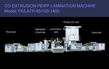 Co-Extrusion PE/PP Lamination Machine