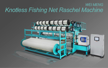 Knotless Fishing Net Raschel Machine