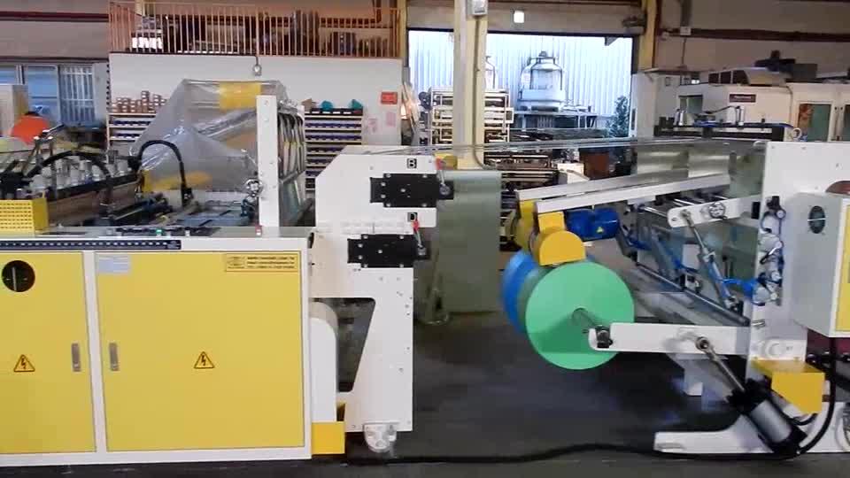 CW-1200P4-SV Super High Speed Fully Automatic 2 or 4 Lines T-shirt Bag Making Machine