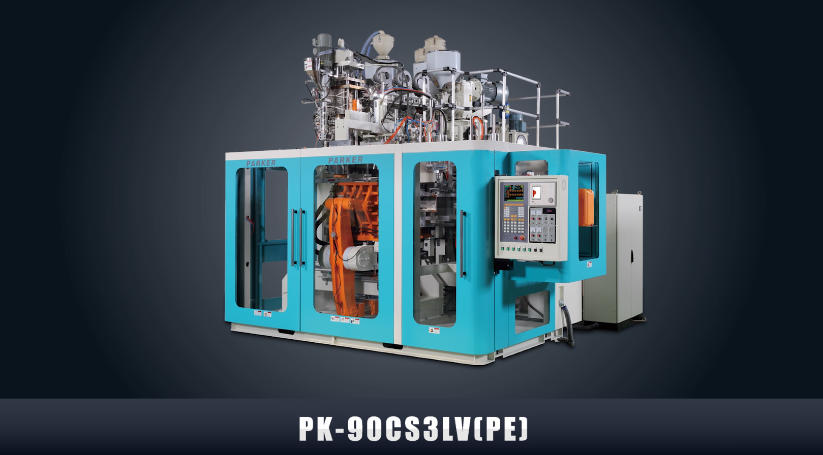 3 Layer Single Station Single Head with View Stripe Blow Molding Machine-PK-90CS3LV(PE)(20L)