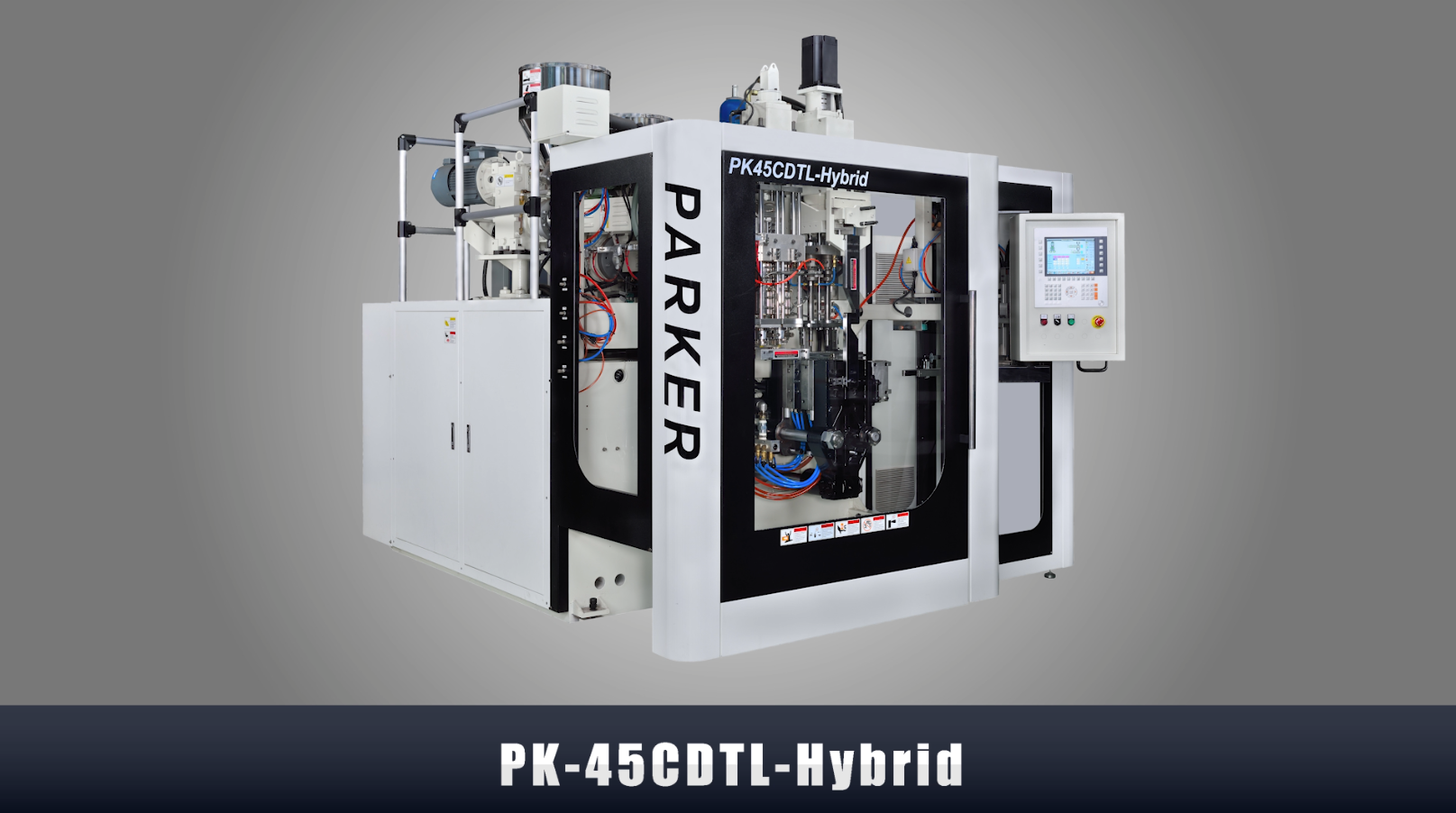 Hybrid 2 Layer Single Station Double Head Blow Molding Machine-PK-45CDTL(PE)