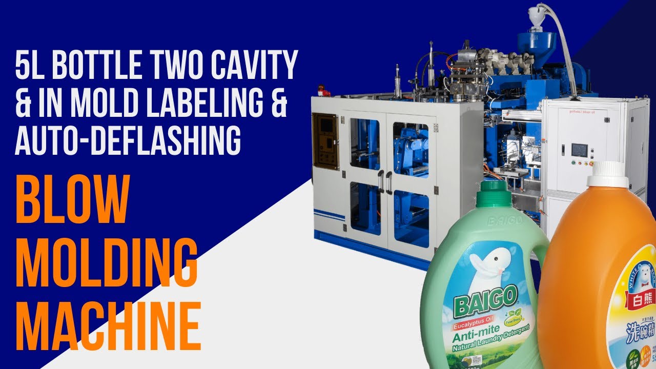 In-Mold Labeling & Auto-Deflashing Blow Molding Machine