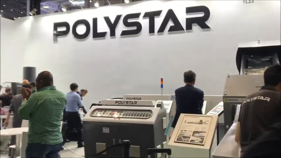 Recycling machine at Chinaplas 2018