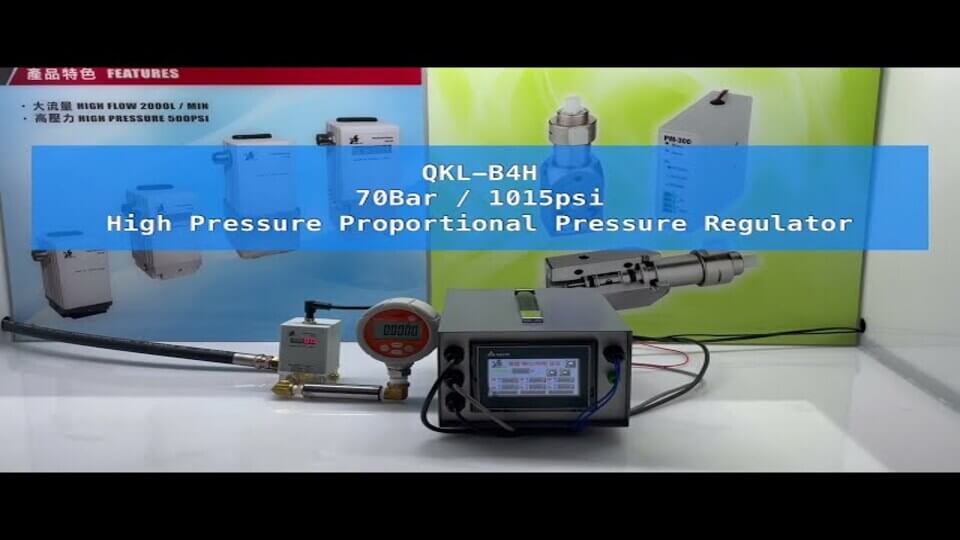 KaoLu 70 bar / 1015 psi Electronic Air Pressure Regulator