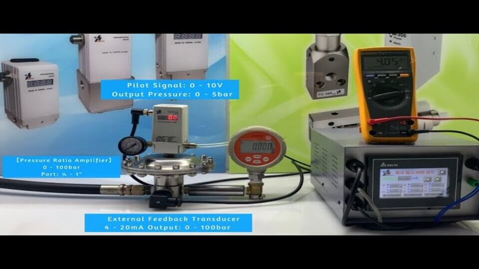 KaoLu Electronic Air Pressure Regulator｜Pressure Ratio Amplifier 0 - 100 bar