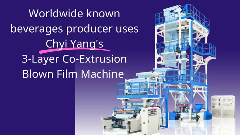 3-Layer Co-Extrusion Blown Film Machine